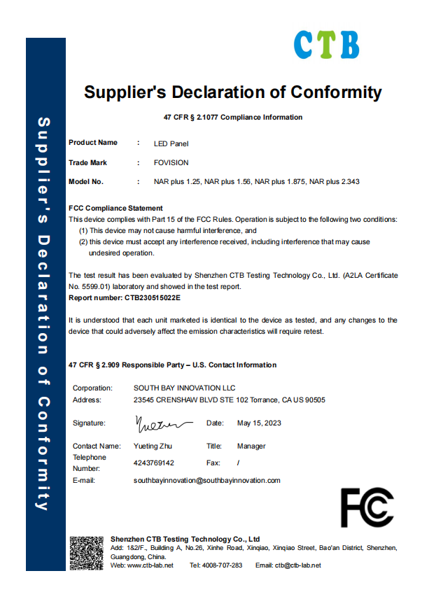 FCC Certification